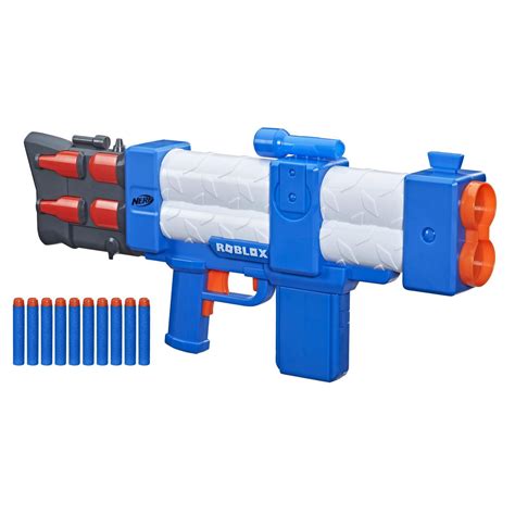Nerf Roblox Arsenal: Pulse Laser Motorized Dart Blaster, 10 Elite .